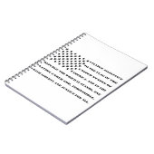 Toezegging van leesbaarheid #USAPatriotGraphics Notitieboek (Linkerzijde)