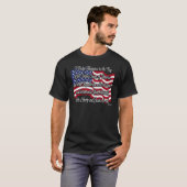 Toezegging van legitiem met Amerikaanse vlag T-shirt (Voorkant volledig)