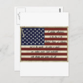 Toezegging van legitiem recht briefkaart (Voorkant / Achterkant)