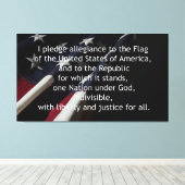 Toezegging van legitiem recht canvas afdruk (Insitu (Houten vloer))