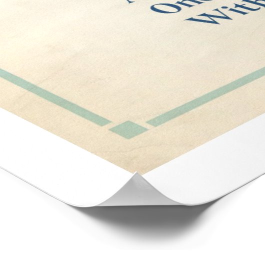 Toezegging van legitiem recht poster (Hoek)