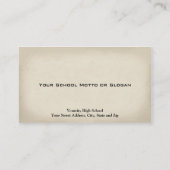 toezichthoudend Visitekaartje (Achterkant)