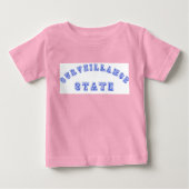 Toezichthoudende Staat Baby Baseball Shirt (Voorkant)
