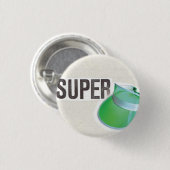 Toezichthouder Ronde Button 3,2 Cm (Voorkant /achterkant)