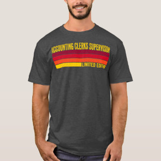 Toezichthouder van de rekenplichtige t-shirt