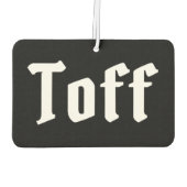 Toff Air Freshener Luchtverfrisser (Achterkant)