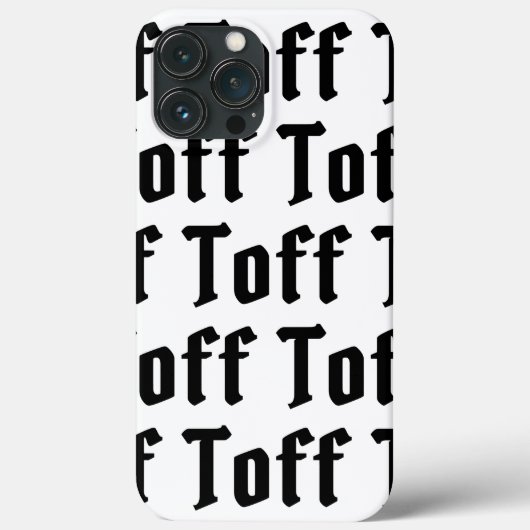 Toff Case-Mate iPhone Case (Achterkant)