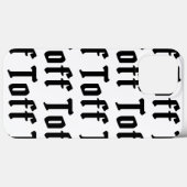Toff Case-Mate iPhone Case (Achterkant (horizontaal))