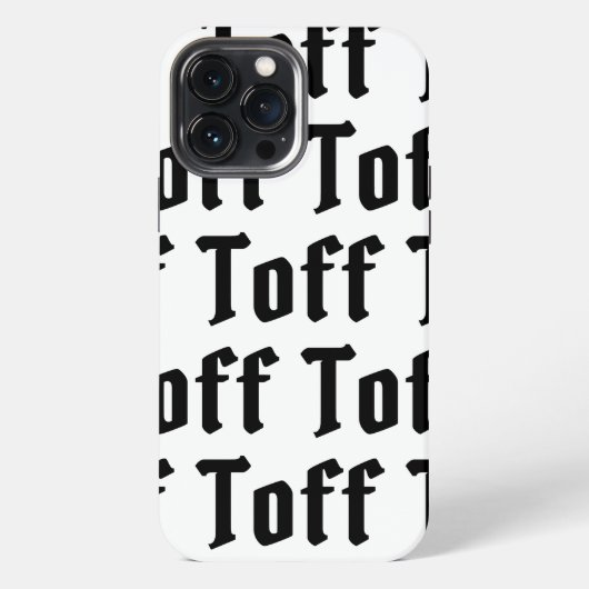 Toff iPhone Hoesje (Achterkant)