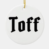 Toff Keramisch Ornament (Voorkant)