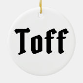 Toff Keramisch Ornament (Achterkant)