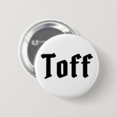 Toff Ronde Button 5,7 Cm (Voorkant /achterkant)