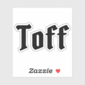 Toff Sticker (Vel)