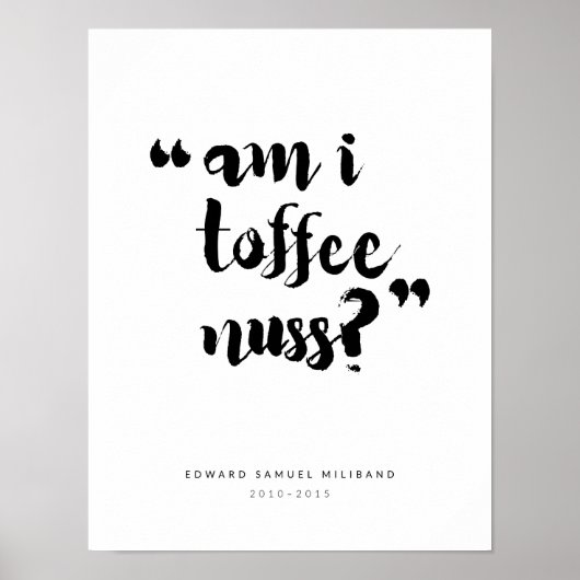 "Toffee" Ed Miliband Best Moments Collectie 2/3 Poster (Voorkant)