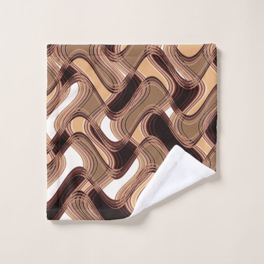 Toffee- en caramel-handdoekset bad handdoek (Wasdoekje)