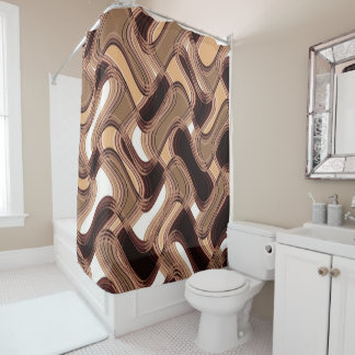 Toffee en caramel Shower Curtain Douchegordijn