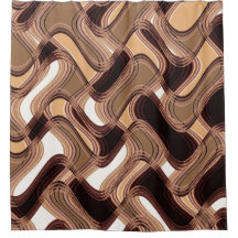 Toffee en caramel Shower Curtain