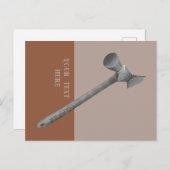 Toffee hamer illustratie briefkaart (Voorkant / Achterkant)