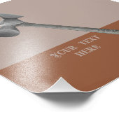 Toffee hamer illustratie foto afdruk (Hoek)