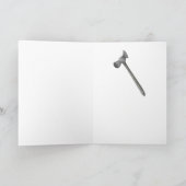 Toffee hamer illustratie kaart (Binnen)