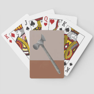 Toffee hamer illustratie pokerkaarten