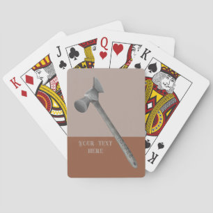Toffee hamer illustratie pokerkaarten