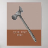 Toffee hamer illustratie poster (Voorkant)