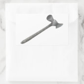 Toffee hamer illustratie rechthoekige sticker (Tas)