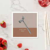 Toffee hamer illustratie servet (Insitu)