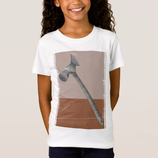 Toffee hamer illustratie t-shirt (Voorkant)