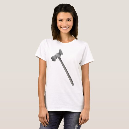 Toffee hamer illustratie t-shirt (Voorkant volledig)