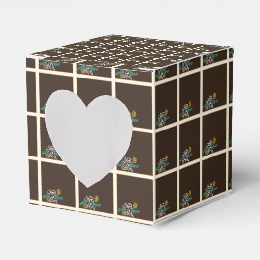 Toffee Roos Bedankdoosjes (Voorkant Zijde)