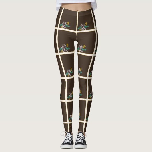 Toffee Roos Leggings (Voorkant)