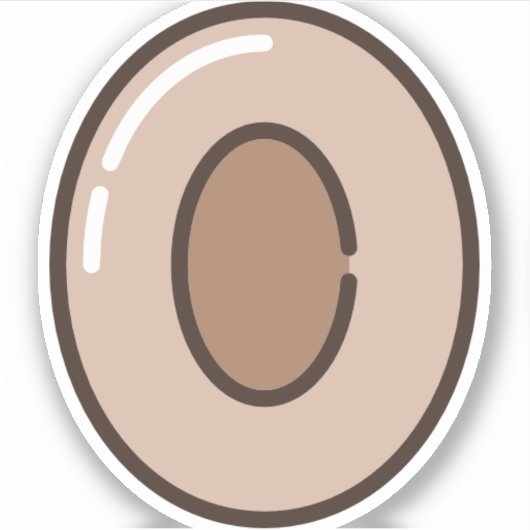 toffee sticker (Voorkant)