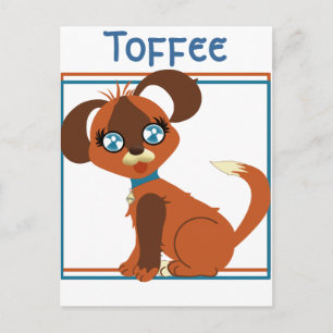 Toffee Toon Pup Briefkaart
