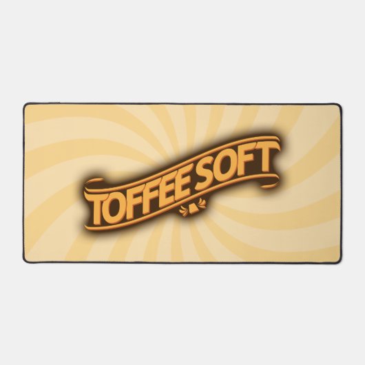 ToffeeSoft Logo Desk Mat (Voorkant)