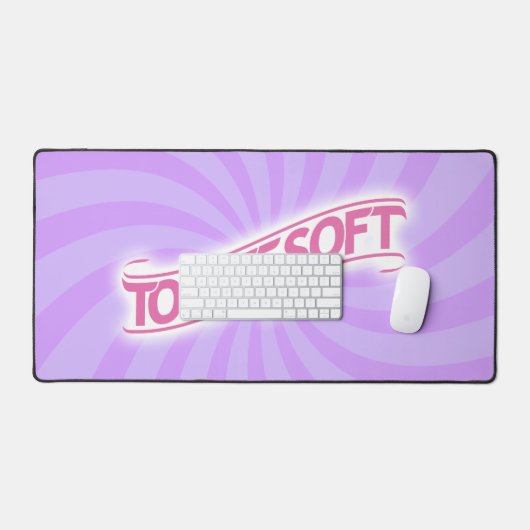 ToffeeSoft Logo Desk Mat - Roze (Keyboard & Muis)