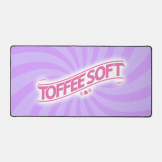 ToffeeSoft Logo Desk Mat - Roze