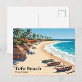 Tofo Beach Mozambique Briefkaart (Voorkant / Achterkant)