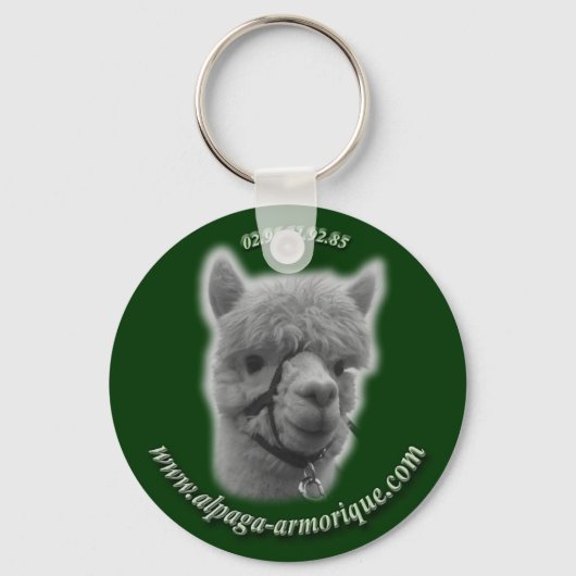 Tofou l'alpaga sleutelhanger (Voorkant)