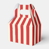 Tofu Cream Postbox Rode strepen Bedankdoosjes (Voorkant Zijde)