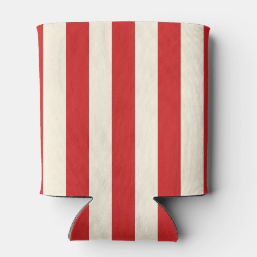 Tofu Cream Postbox Rode strepen Blikjeskoeler (Achterkant)