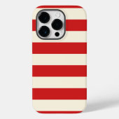 Tofu Cream Postbox Rode strepen Case-Mate iPhone Case (Achterkant)