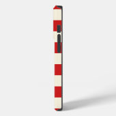Tofu Cream Postbox Rode strepen Case-Mate iPhone Case (Achterkant / Links)