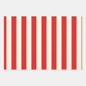 Tofu Cream Postbox Rode strepen Inpakpapier Vel (Voorkant 3)