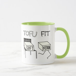 Tofu Fit Grappig Running Tofu Soy thema Mok