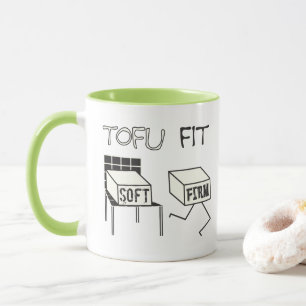 Tofu Fit Grappig Running Tofu Soy thema Mok