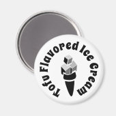 Tofu gearomatiseerde ijskap magneet (Voorkant / Achterkant)