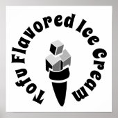 Tofu gearomatiseerde ijskap poster (Voorkant)