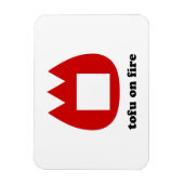 📛 tofu in brand magneet (Verticaal)